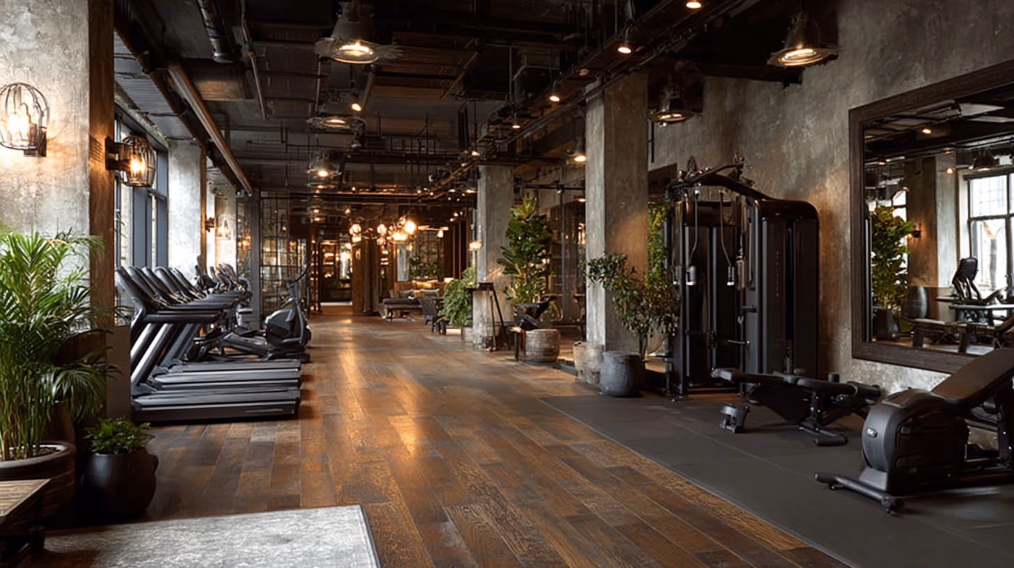 完全個室のジム空間